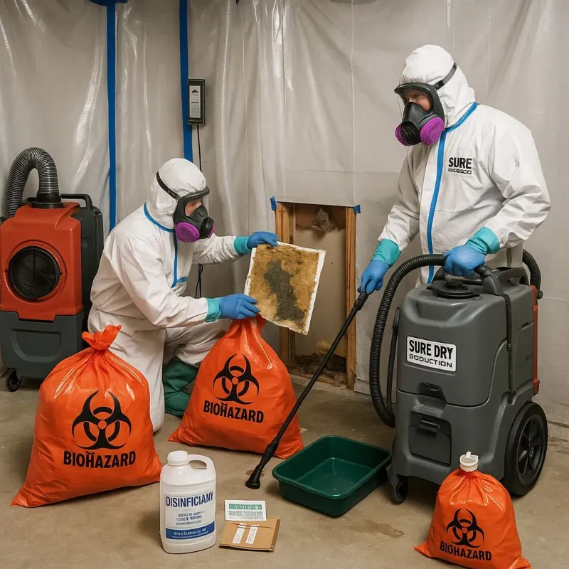 Contaminated Water Handling Protocols process in South Charleston, OH